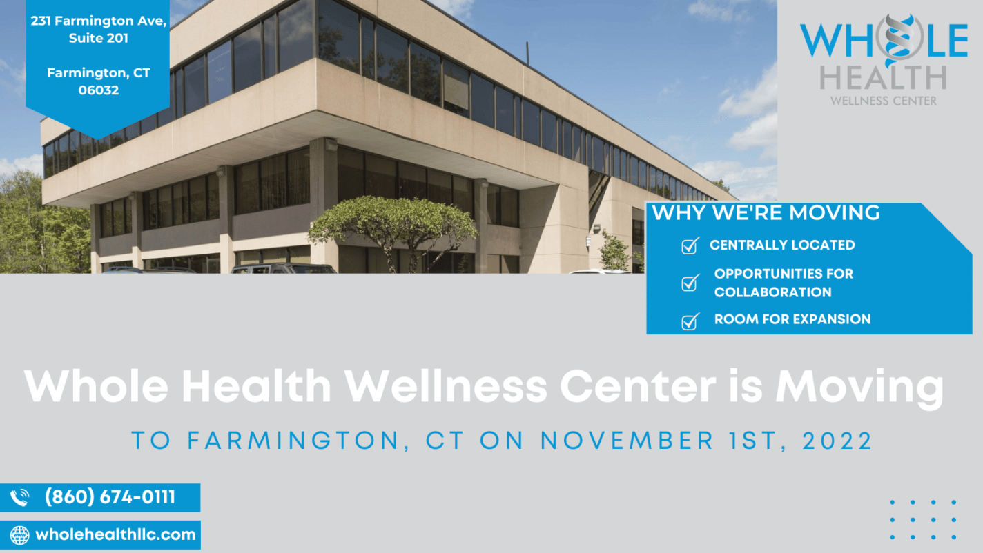 Whole Health Wellness Center is Moving on November 1st Whole Health