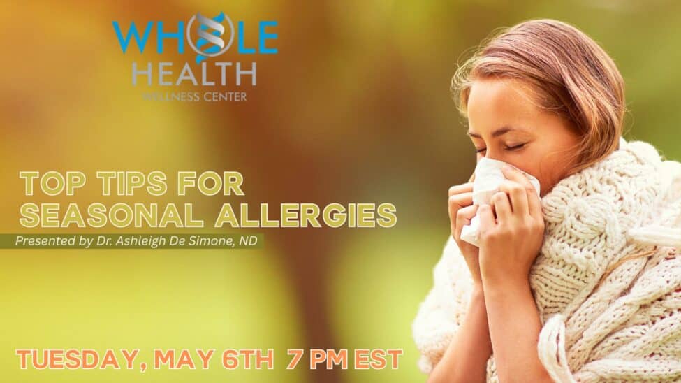 Top tips for seasonal allergies