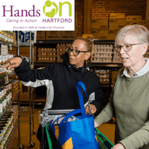 Community Pantry Shopping at Hands on Hartford